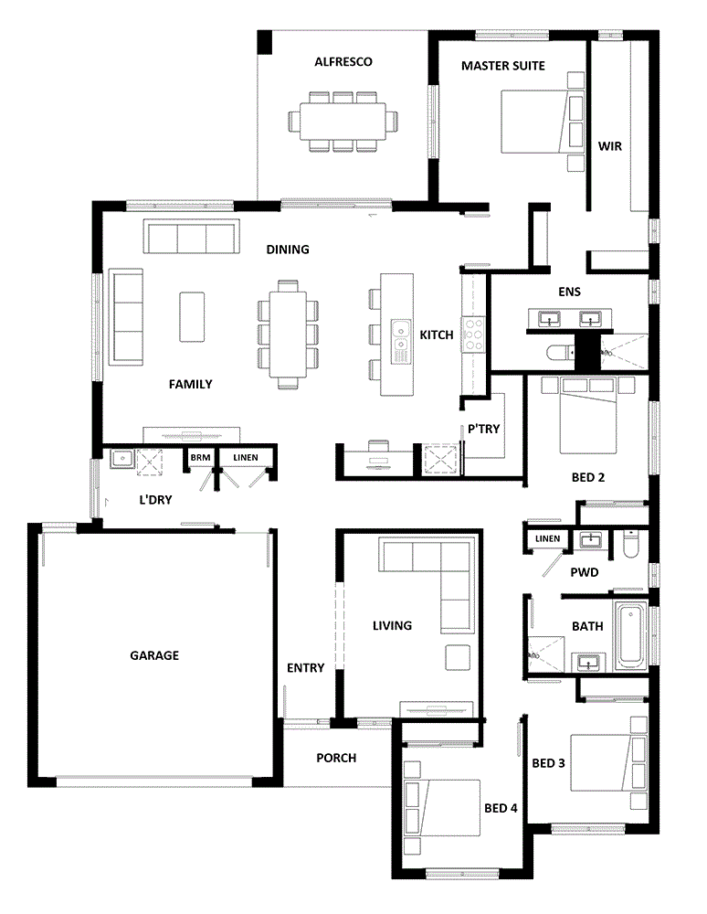 Hume 263 Home - New House Designs at Hotondo